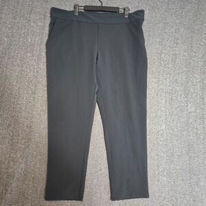 Betabrand Women's Side-Zip Stretch Travel Dress Pants Black 2XL Office Work